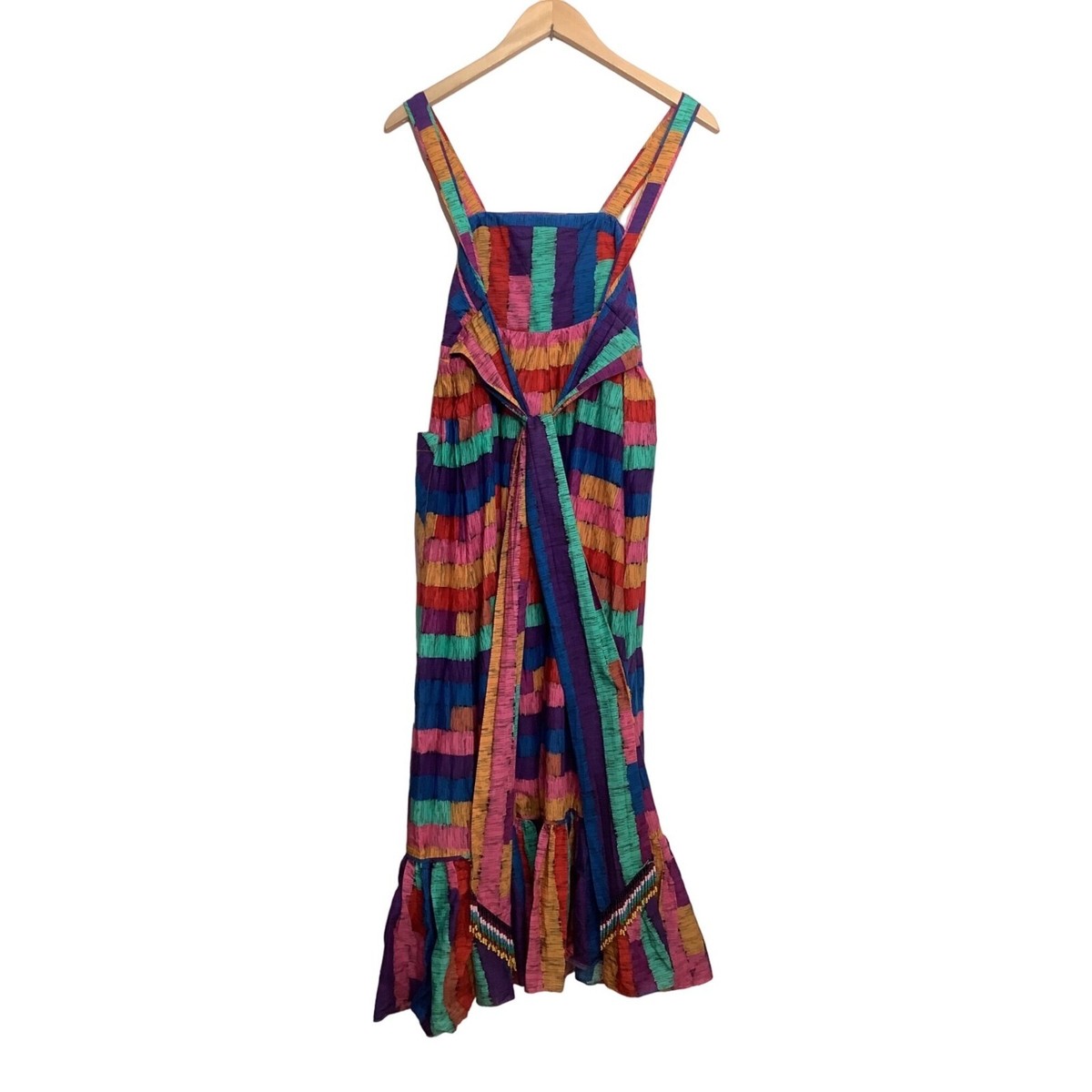 green emerald velvet dress Navy Blue Ainika Tropical Splendor Maxi Dress – FARM Rio main image 0
