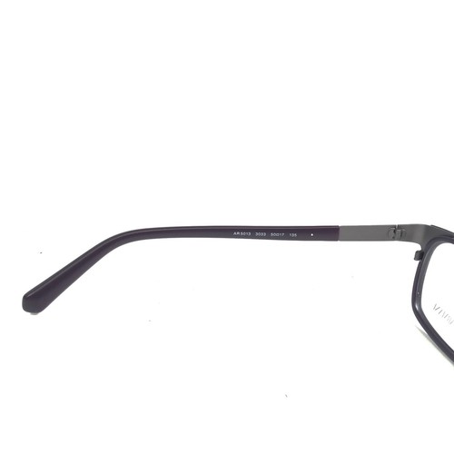 Giorgio Armani AR 5013 3033 Eyeglasses Frames Grey Purple Rectangular 50-17-135 - Picture 9 of 11