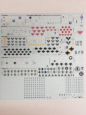 Space Marines Transfer Sheet, Decals, Leviathan, Warhammer 40k