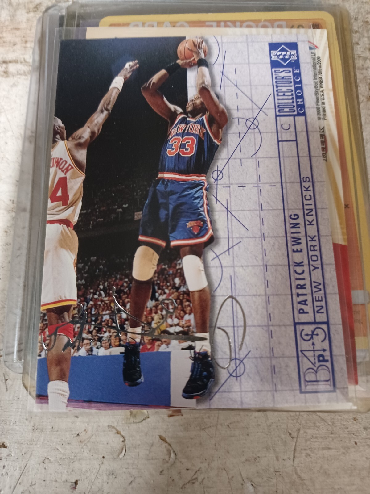 1994-95 Collector's Choice Silver Signature Patrick Ewing BP #389 Knicks 