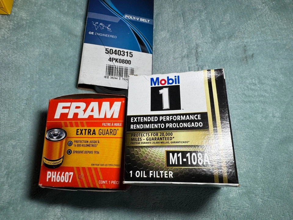 Filtro de aceite Smart Fortwo / correa serpentina / sensor de temperatura lote nuevo 2008-2015  Foto 2 de 4