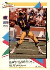S2R7: 1991 Pacific Trading Cards Football Flash Cards 1-110 (pick a card)
