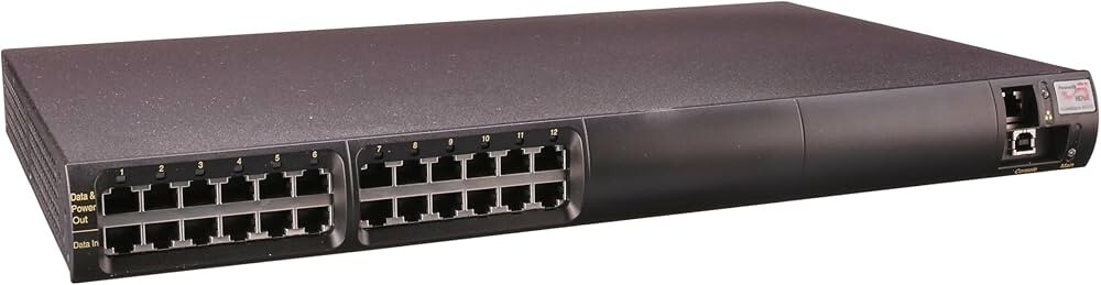 Microsemi PowerDsine 9012G injecteur PoE Gigabit alimentation 12 ports