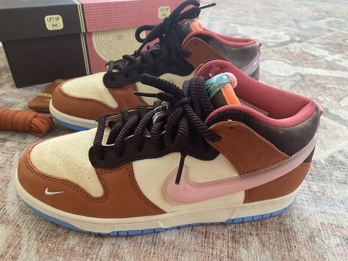 Nike Dunk Mid x Social Status Chocolate Milk Size 7.5 VNDS Nike Dunk Mid x Social Status Chocolate Milk Size 7.5 VNDS