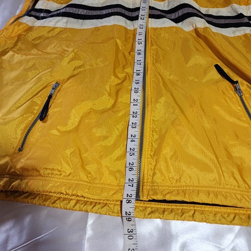 Active Frontier Jacket Yellow blue removeable sleeves track jacket Men's large - Picture 14 of 16