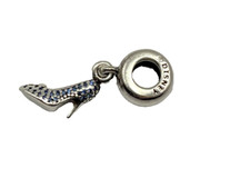 Pandora 925 Sterling Silver Disney Cinderella Shoe Dangle Charm 791470CFL