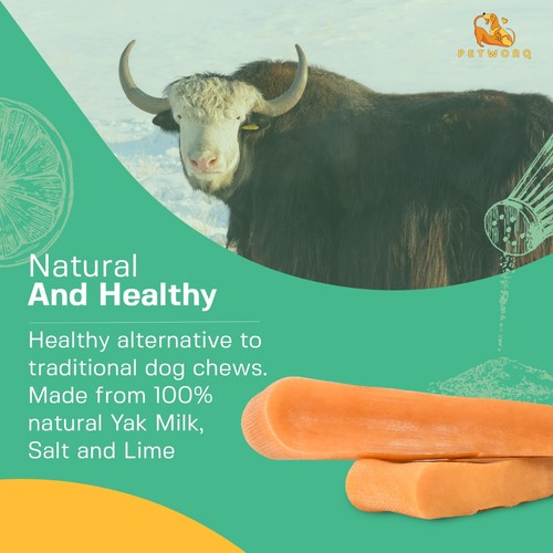 Himalaya yak perro mastica leche queso regalo natural hueso jumbo - 1 pieza comida para perros - Imagen 5 de 14
