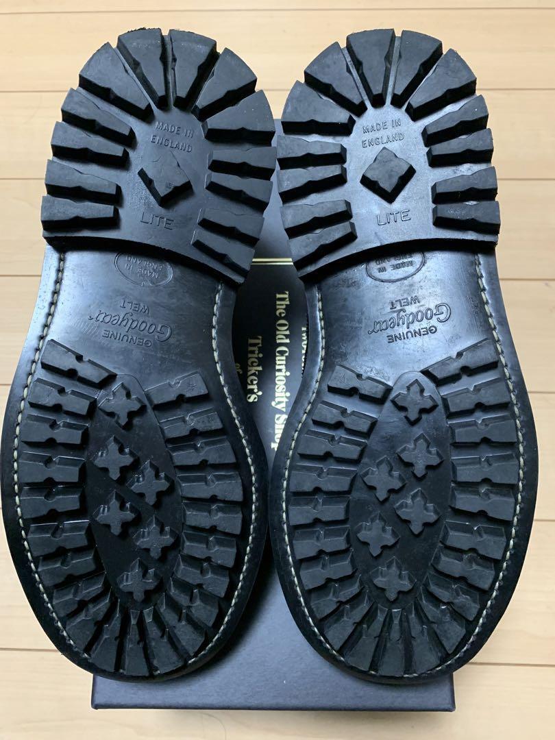 Men 7.5US Tricker's Quilp Size Uk7 Leather Handmade British Men 7.5US Tricker's Quilp Size Uk7 Leather Handmade British