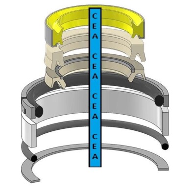 2430386 Hydraulic Cylinder Seal Kit Fits Caterpillar 621E 621F 623E ...