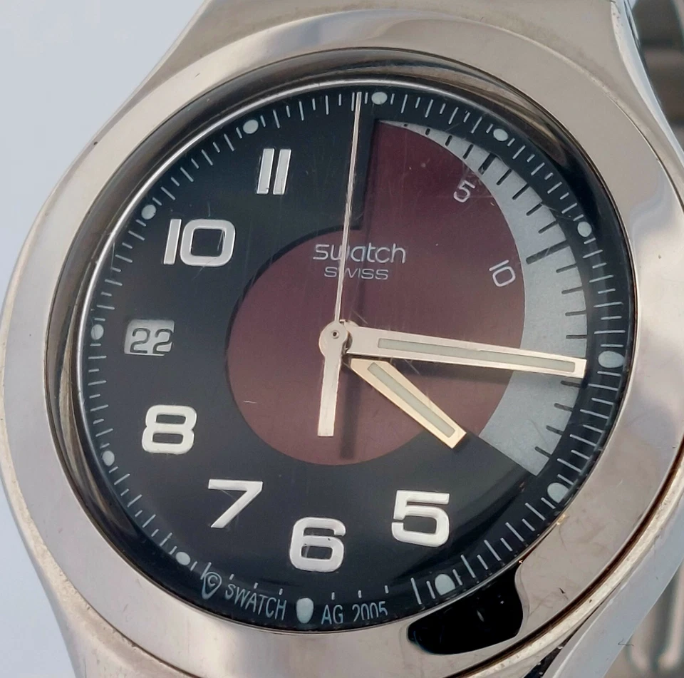 SWATCH Irony AG 2005 - Men's Stainless-Steel Swiss 37.4mm Watch, Bracelet -7.25" - Image 2 of 4