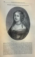 1873 France Madame De Sevinge