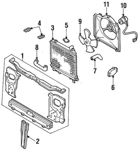 Soporte central para Ford (N/P E8BZ-16747-A)
