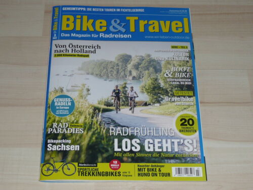 Bike & Travel Magazin Mai Juni 3/2022 Radreisen Fahrrad Zeitschrift NEU !! - Bild 1 von 3