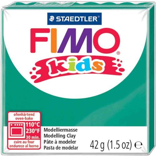 Fimo Kids Modelling Clay, Green, 42 g Green Pack of 1