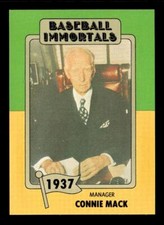 1980-87 SSPC HOF #9 Connie Mack Philadelphia Athletics