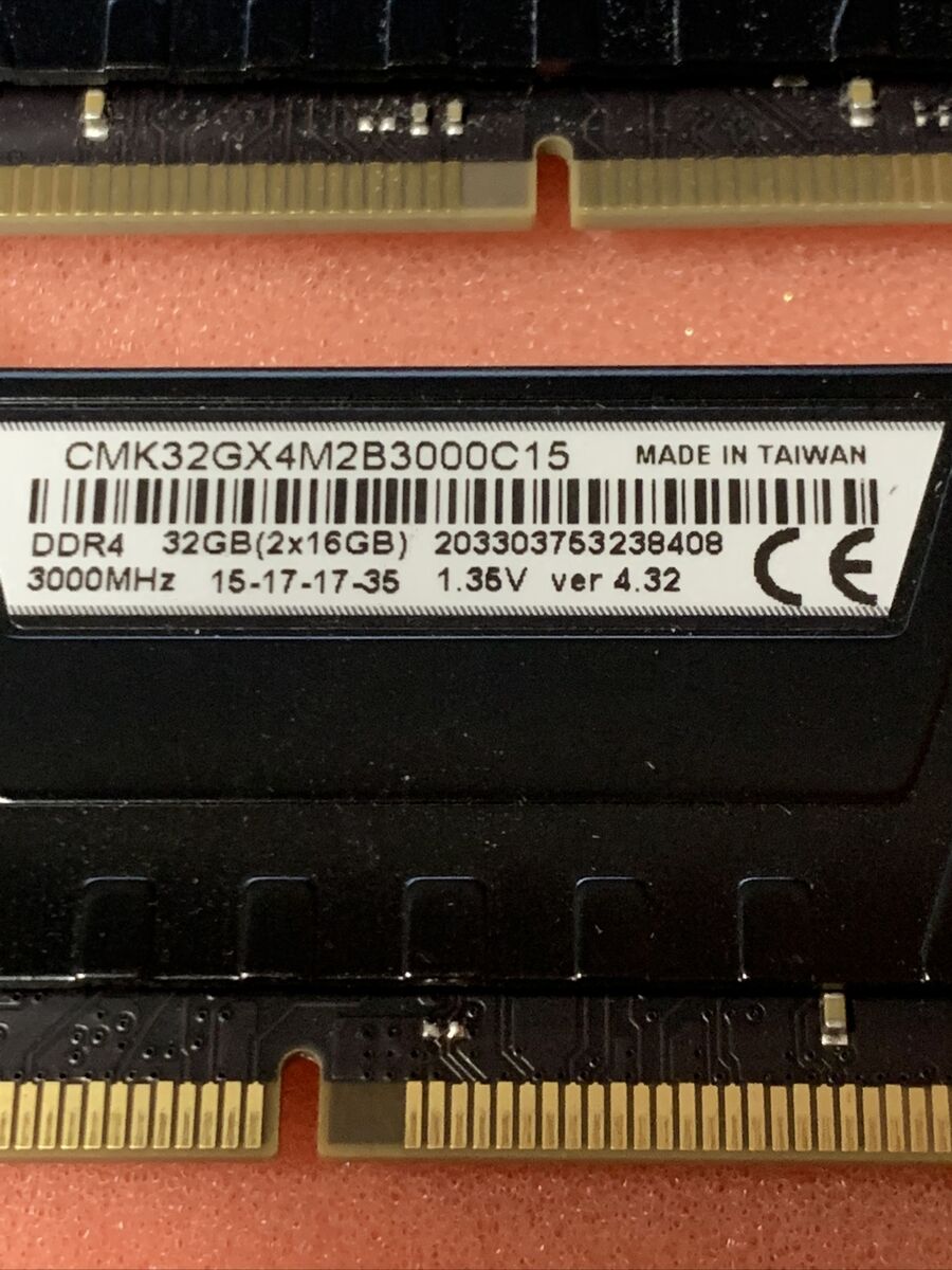 CORSAIR Vengeance LPX 32GB (2 x 16GB) DDR4 3000Mhz | eBay CORSAIR Vengeance LPX 32GB (2 x 16GB) DDR4 3000Mhz | eBay