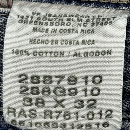 Lee Latzhose Vintage Carpenter Jeans Herren 38x32 Blau Grunge Distressed Baggy Skater - Bild 10 von 10