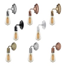 Industrial Modern Rustic Wall Light E27 Indoor Metal Wall Sconce Lamp UK