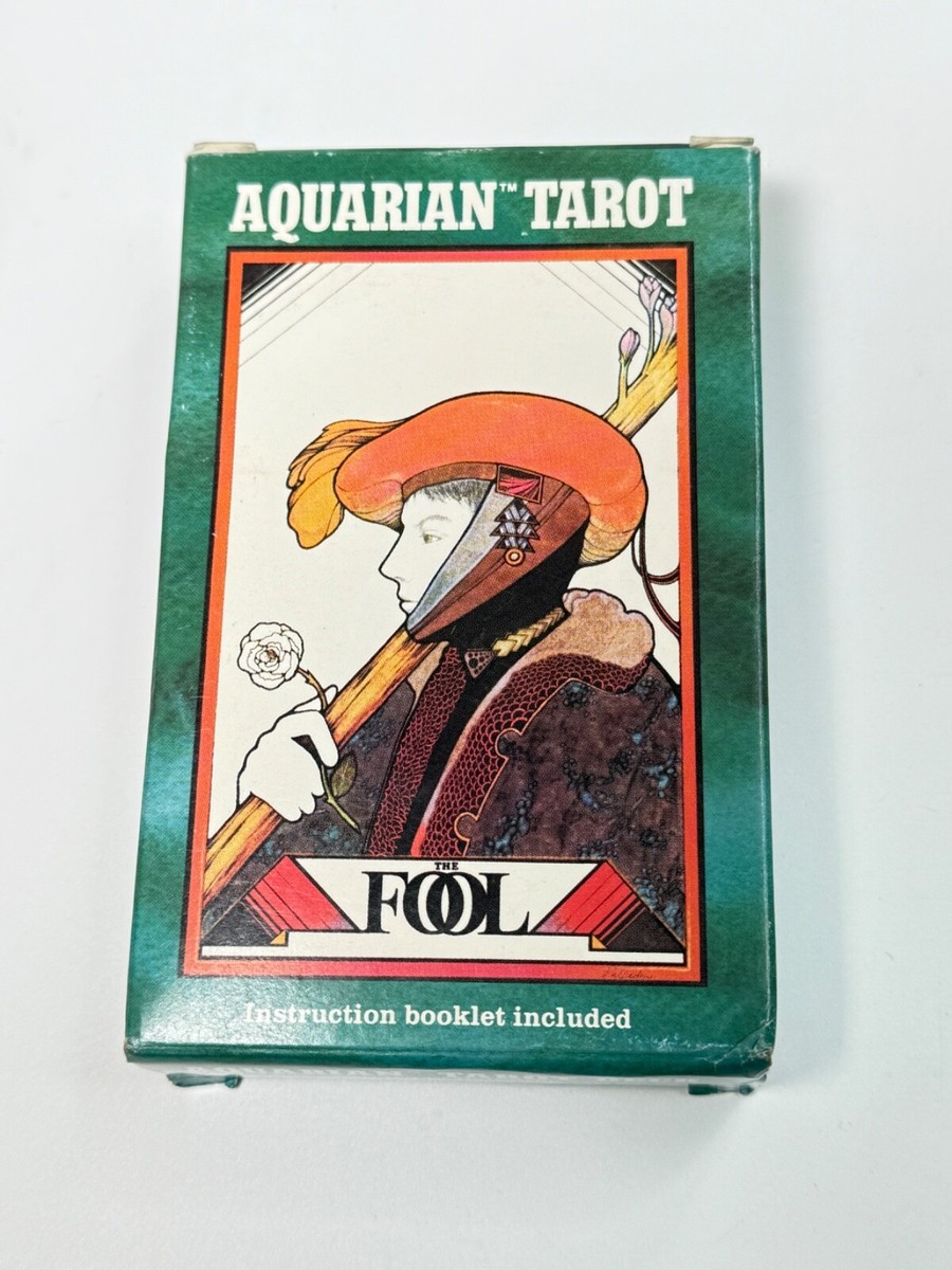 Aquarian tarot アクエリアンタロット:ヴィンテージ Vintage Sealed AQUARIAN TAROT David Palladini 1993 Printing