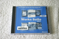 Microsoft Works Suite 2003 DVD ROM with Product Key NEW / Sealed