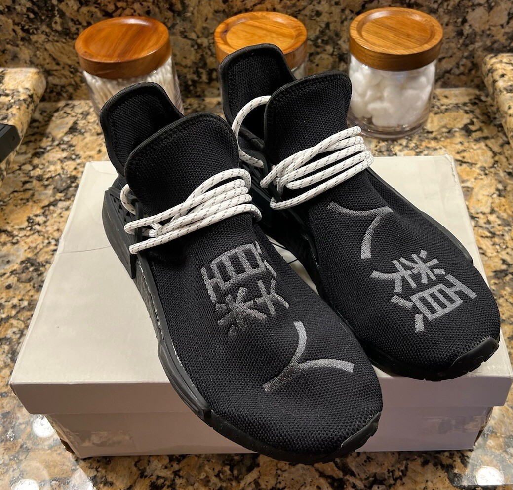 adidas nmd hu pharrell black