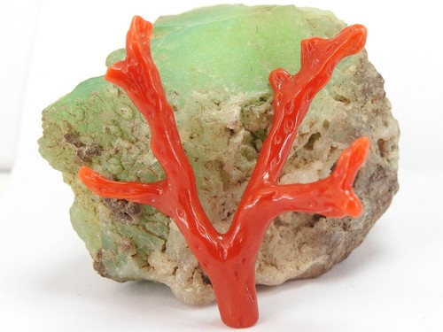 Natural Red Coral Polished Rough Stick For Jewelry Making 36X4MM - Picture 6 of 8