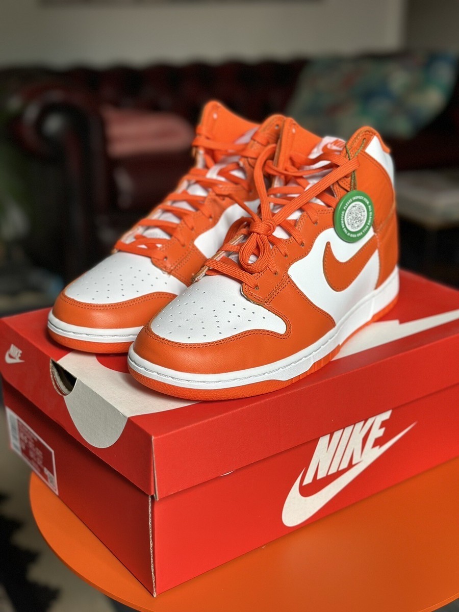 nike dunk orange blaze high