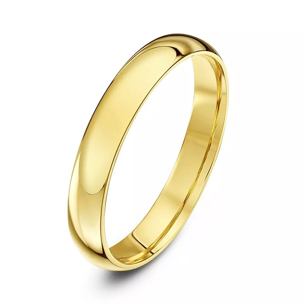 18ct gold wedding band womens deals