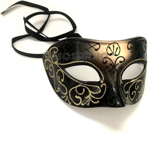 Mens Masquerade Ball Mask Cosplay Mardi Gras Prom Dance Birthday Bachelor Party - Picture 31 of 46