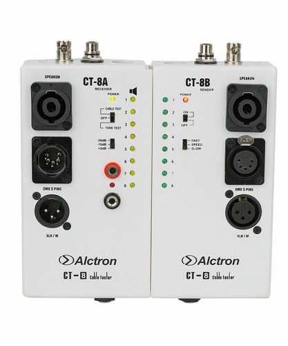 RJ11 Network Audio Cable Tester XLR Test Tool for RCA BNC TRS JACK SPEAKON - Afbeelding 2 van 6