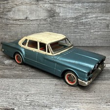 Vintage 1960  s Plymouth Valiant - Friction Tin Toy Car - Made in Japan by Bandai