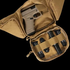 Tactical Fanny Pack Pistol Holster Waist Bag Concealed Carry Gun Storage Pouch