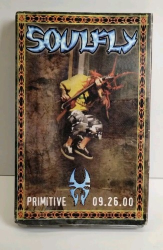 2000-2001 Rare Soulfly & Sepultura Cassette Singles W/Sleeves Tribal Metal - Picture 5 of 8