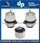 PORSCHE CAYENNE 3.6 V6 HYDRAULIC OIL FILLED Engine Transmission Motor Mounts SET