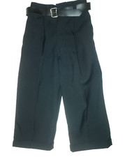 Boys Age 2-3 Years Black Formal Trousers with Belt by Silver Choice