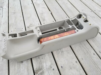 98 99 00 01 02 03 04 Audi A6 Center Console Rear Section Tan Int Code N2G/LE