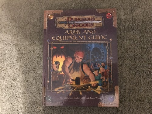 D&D: Arms and Equipment Guide Accessory / Hardcover NM TSR AD&D - Picture 1 of 2
