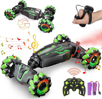 Gesture Sensing RC Stunt Car, Toys for Boys Girls 6-12 Year Old 4WD Remote Contr