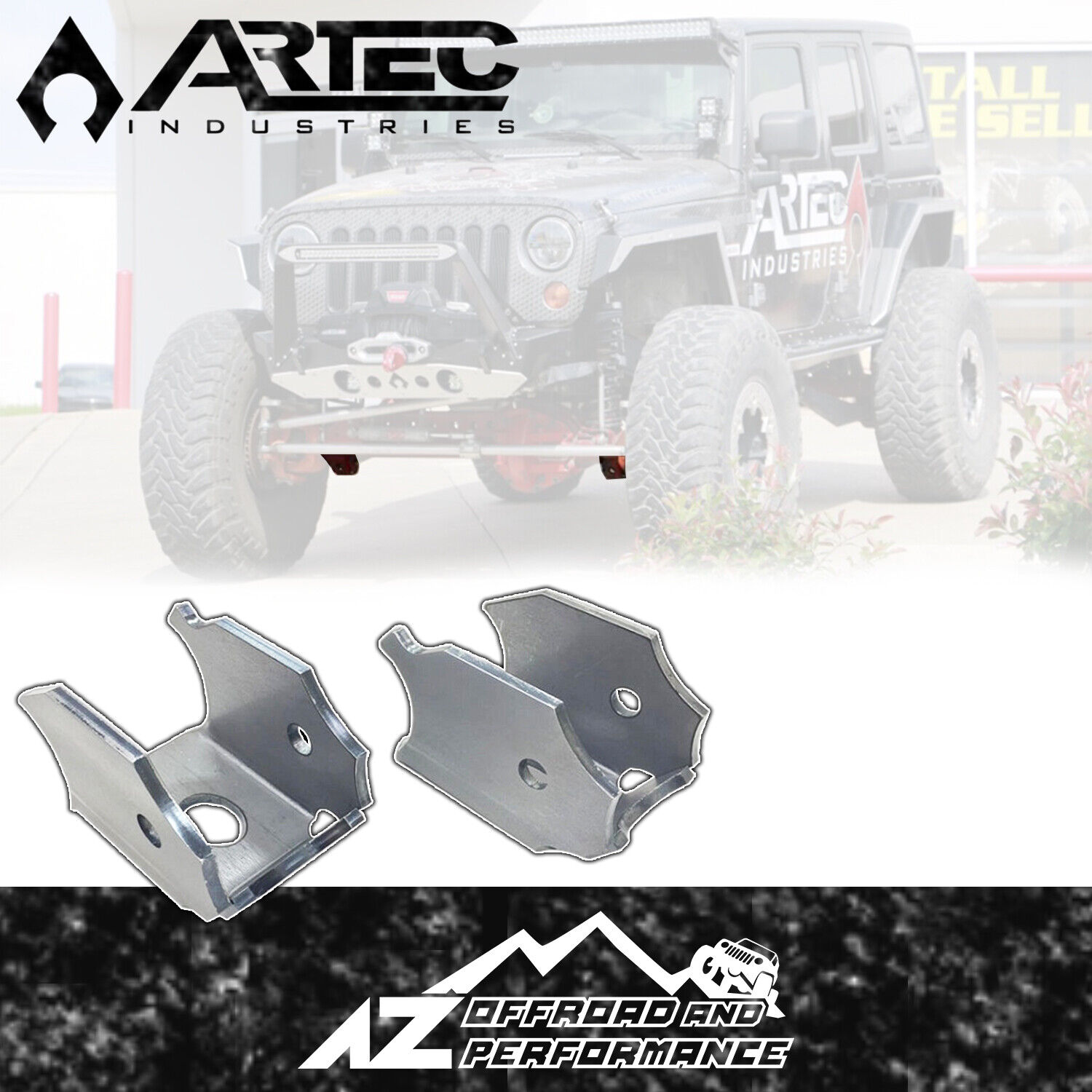 ARTEC Front HD Lower Control Arm Brackets fits 07-18 Jeep Wrangler JK JKU  JK4412 | eBay