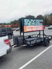 2 Sided 3 x 7 Digital Message Board LED Sign Trailer Mobile sign Made In USA 