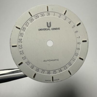 Universal Geneve Automatik Kalender weißes Zifferblatt