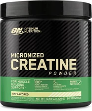 Optimum Nutrition, Micronized Creatine Monohydrate Powder, 5000mg, Unflavored