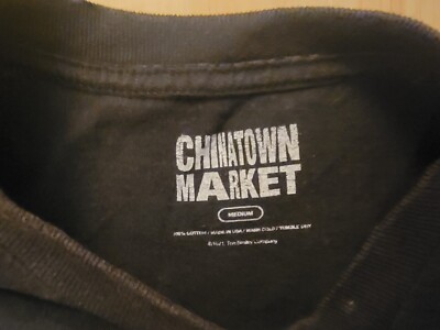 T-shirt Chinatown Market X Mike Tyson Noir - Taille L, Neuf Avec étiquettes, Style Streetwear Homme