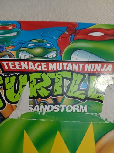 TMNT Sandstorm Teenage Mutant Ninja Turtles Unpunched File Card Back - Picture 5 of 5