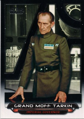 Star Wars Galactic Files 2018, Grand Moff Tarkin Short Print Base Card ANH-14