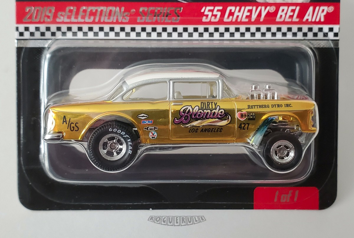🚦Hot Wheels 2019 RLC Red Line Club sELECTIONs '55 Chevy Bel