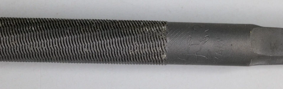 1 x Archivo de Mano Redondo Vintage CABALLO Nº 3 8" Foto 2 de 3