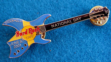 STOCKHOLM SWEDEN NATIONAL DAY BC RICH SWEDISH FLAG GUITAR 01 Hard Rock Cafe PIN