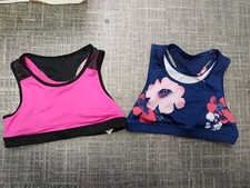 Girl Sports Bra Size XXL 18 Avia Lot Of 2 pre-owned
