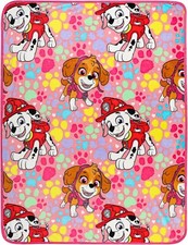 Paw Patrol "Paw Prints" Kids 46" x 60" Throw-AB08BKWC7MX2